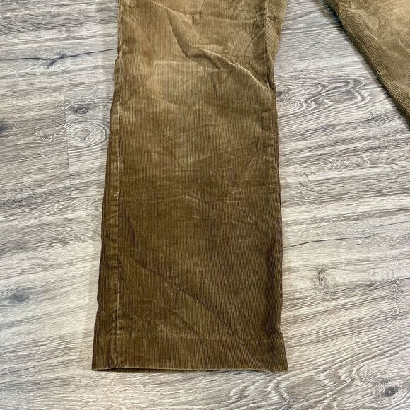 Polo Ralph Lauren Pants Mens 36X32 Brown Corduroy Stretch Classic Fit Preppy - Picture 12 of 13